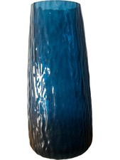 Blue teal textured glass - teal,