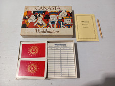 Waddington's Canasta Card Game - Used Good Condition (Z1)