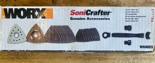 WORX Oscillating Multitool Accessories: Rasp, Pad, Sanding Sheet + Finger, Dust