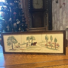  Vintage Three Tiled Wooden