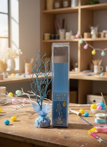 Blue glitter easter - glitter,