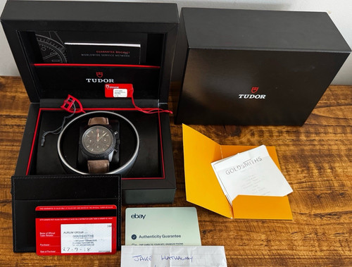 Tudor fastrider black shield - black,