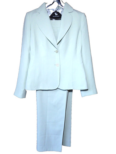Ladies trouser skirt suit - ladies,
