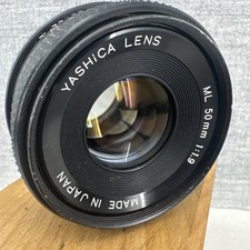 Yashica ML 50mm f/1.9 Contax lens - good / clean / working