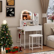 LED Lighted Dressing Table Set