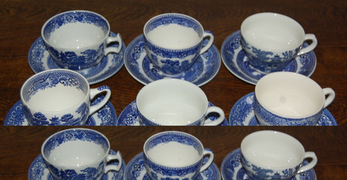 Vintage staffordshire mismatch - vintage,