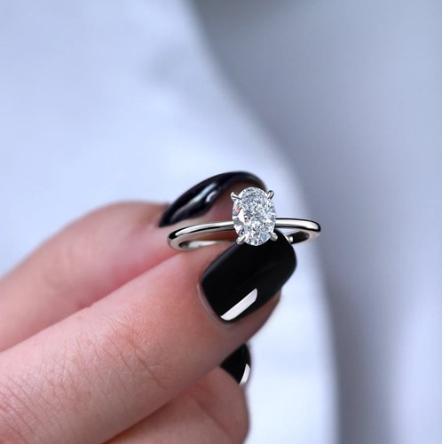 Women silver ring solid - silver,