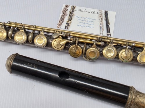 Rare antique conn c flute - rare,