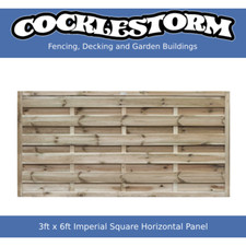 3ft High x 6ft Wide Timber