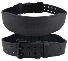 Weight Lifting Belt Leather Gym Training Fitness Men Woman 4" Blade S M L XL XXL