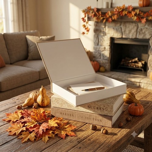 Pcs book shaped box set - book, faux