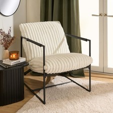 OHS Ribbed Fleece Chair Faux