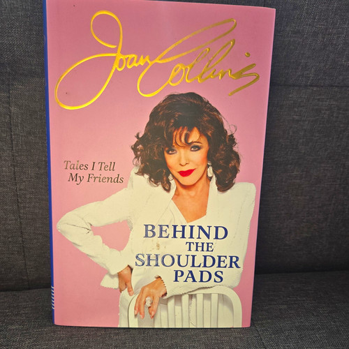 Joan collins signed book - collins,