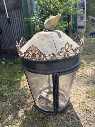 Victorian lampost lamp top - lampost,
