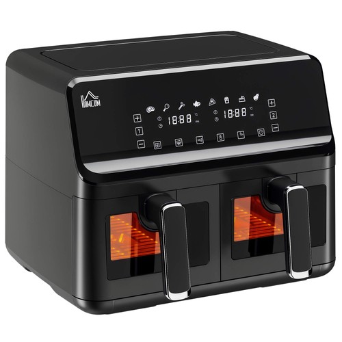 Double basket air fryer - 8l,
