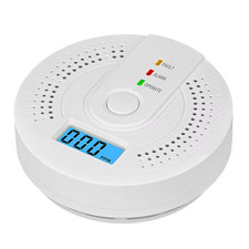 Carbon Monoxide Detector Warning Alarm LED Digital Battery Powered