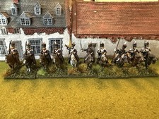 10no. 28mm Metal Napoleonic British Light Dragoons.