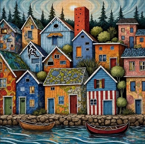Town the harbour - on,