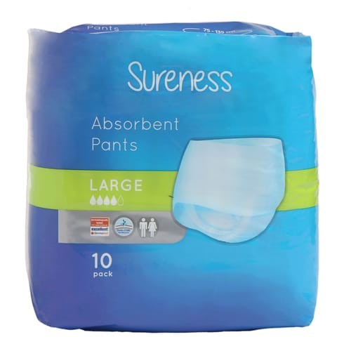 Sureness absorbent pants 10s - absorbent,