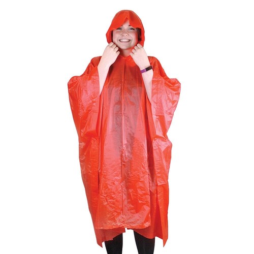 Poncho red waterproof and - waterproof,