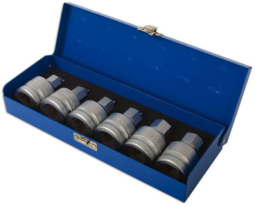 Hex allen bit socket set - set, 3/4