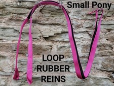 CERISE PINK BRIDLE REINS STIRRUP MARTINGALE HANDLE NECK STRAP SHET PONY COB F/S