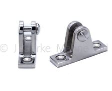 Bimini straight deck hinge