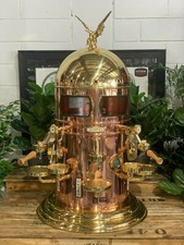 ELEKTRA BELLE EPOQUE 3 GROUP BRAND NEW GOLD AND BRONZE ESPRESSO COFFEE MACHINE
