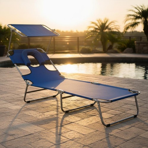 Folding chaise lounge - folding,