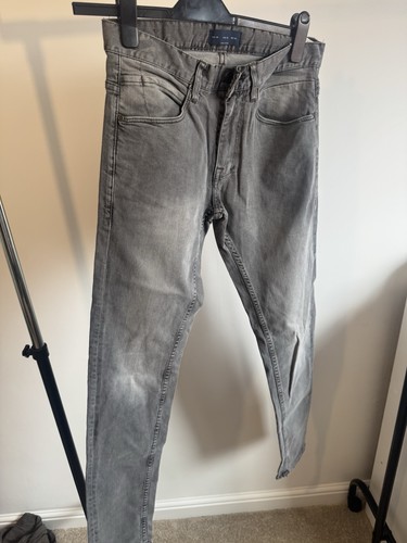 Zara man men grey denim - man, men's