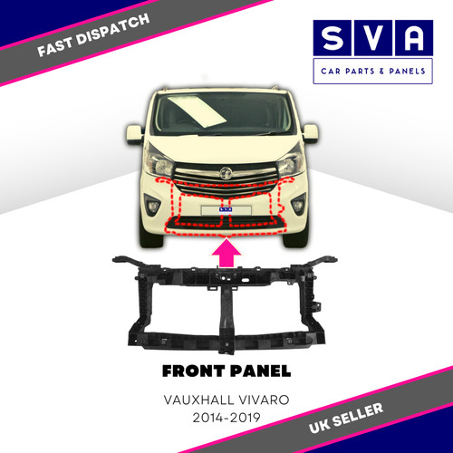 Front slam panel vauxhall - front,