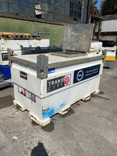 Transcube 2000L Bunded Diesel Bowser Fully Cleaned Out With New 12v Pump
