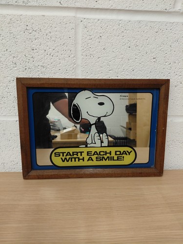 Vintage snoopy peanut mirror - vintage,
