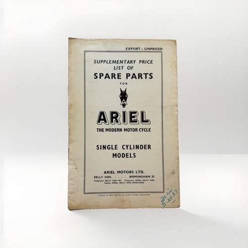Ariel singles 1957 - 1957, oem