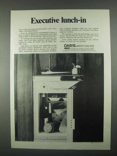 1967 oasis water coolers - water,
