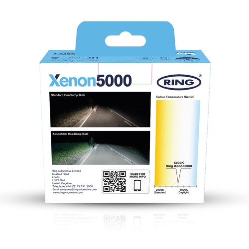 Ring xenon5000 white - 2x,