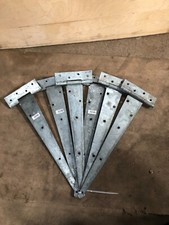 6x 18" HEAVY DUTY INDUSTRIAL GRADE GALVANISED GATE HINGES (3 PAIRS) NEW £35+VAT