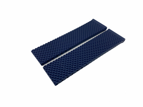 24mm blue rubber silicone - 22,