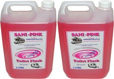 Toilet Fluid Flush, Pink, for