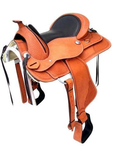 Western treeless saddle - western, full
