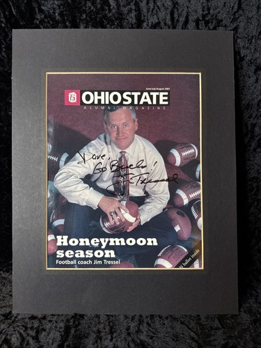 Jim tressel autograph ohio - jim, ~