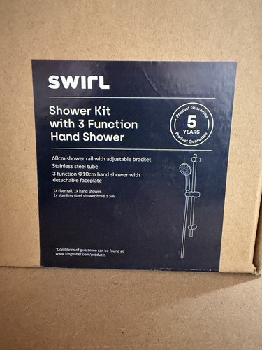 Swirl shower kit with - with, 3