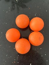 GARLANDO Foosball Table Football Orange Standard Balls x 5