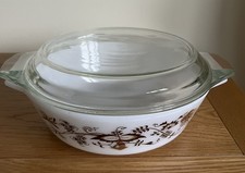 Vintage Pyrex Casserole BROWN