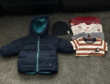 Baby Boys 9-12 Months Autumn / Winter Clothing Bundle - inc Next padded coat