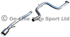 Ford S-Max 2.0TDCi 2006-2011 with D.P.F. Silencer Delete Exhaust System - 4" Tip