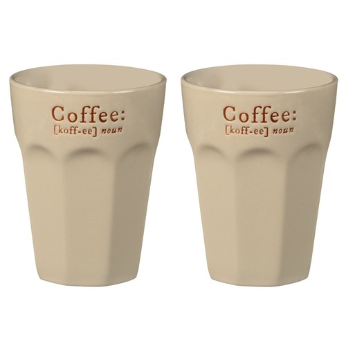 2pk coffee slogan handleless - coffee,