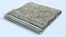Brown floral indian hand - floral, block