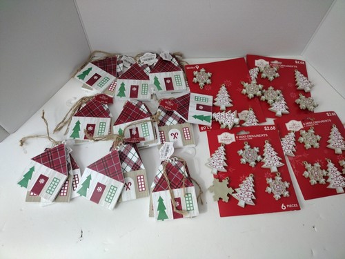 Christmas wooden decorations - wooden,