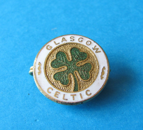 Vintage glasgow celtic badge - vintage,